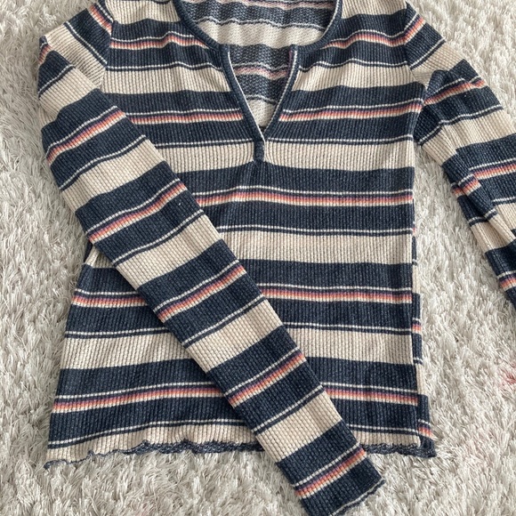 Urban Outfitters Tops - Urban Outfitters Soft Ribbed Henley size Medium